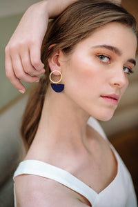 Luna Earring Indigo