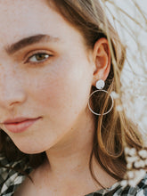 Load image into Gallery viewer, Hoopla Earrings White