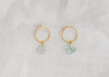 Load image into Gallery viewer, Ocean Earring Blue Green Apatite