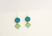 Load image into Gallery viewer, Shapes Earring - Green